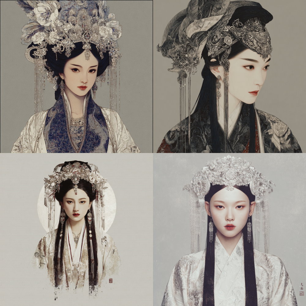 An exquisite Chinese ink painting capturing a mesm... | Midjourney官网_AI ...