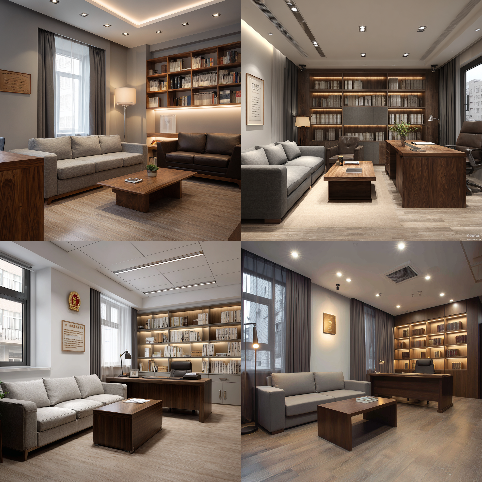 Decoration design of leadership office (meeting in... | Midjourney官网_AI ...