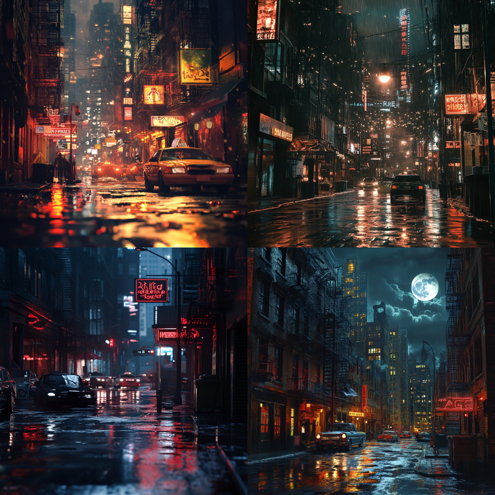 The streets of Rage in the century. Realistic photos, medium shots, retro style 19