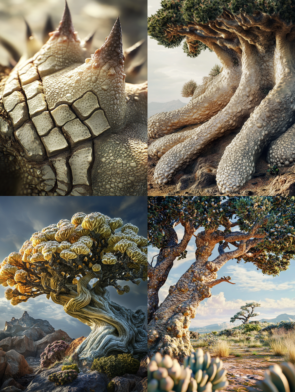 National Geographic Magazine Photography Huge, Close Up, Unreal Engine ,Pachypodium5 --ar 3:4