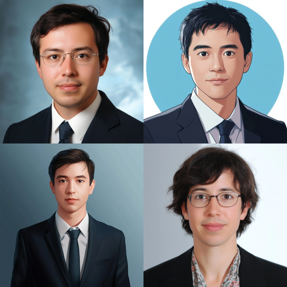 Based on this photo avatar, keep it unchanged and generate a professional half body photo with a blue background and tie. < https://oc.superx.chat/img/1750088147363.jpg >