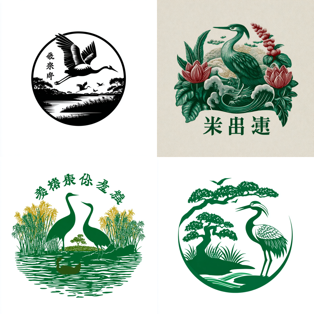 Design of Xiqing Wild Wetland Park LOGO