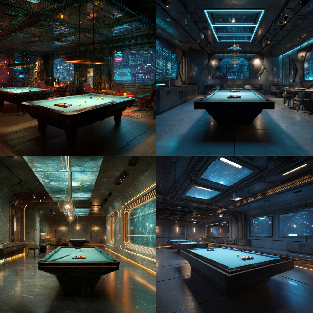 Future Technology Billiards Private Room