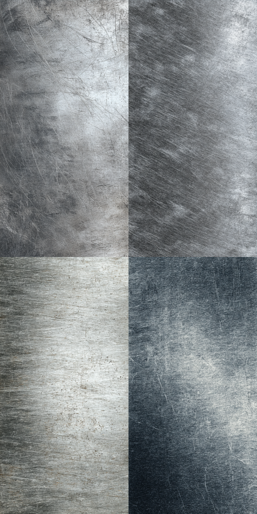 Flat seamless vintage aluminum plate texture pattern, silver gray metal finish, slight oxidation scratches, brushed texture, matte vintage effect, solid color background, high resolution, suitable for creating vintage racing style texture materials. --ar 9:18 Flat seamless vintage aluminum plate texture pattern, silver gray metal finish, slight oxidation scratches, brushed texture, matte vintage effect, solid color background, high resolution, suitable for creating vintage racing style texture materials. --ar 9:18