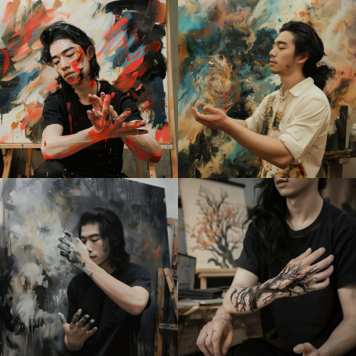 < https://oc.superx.chat/img/1770399114442.jpg > 生成一样的图片我觉得手不够自然