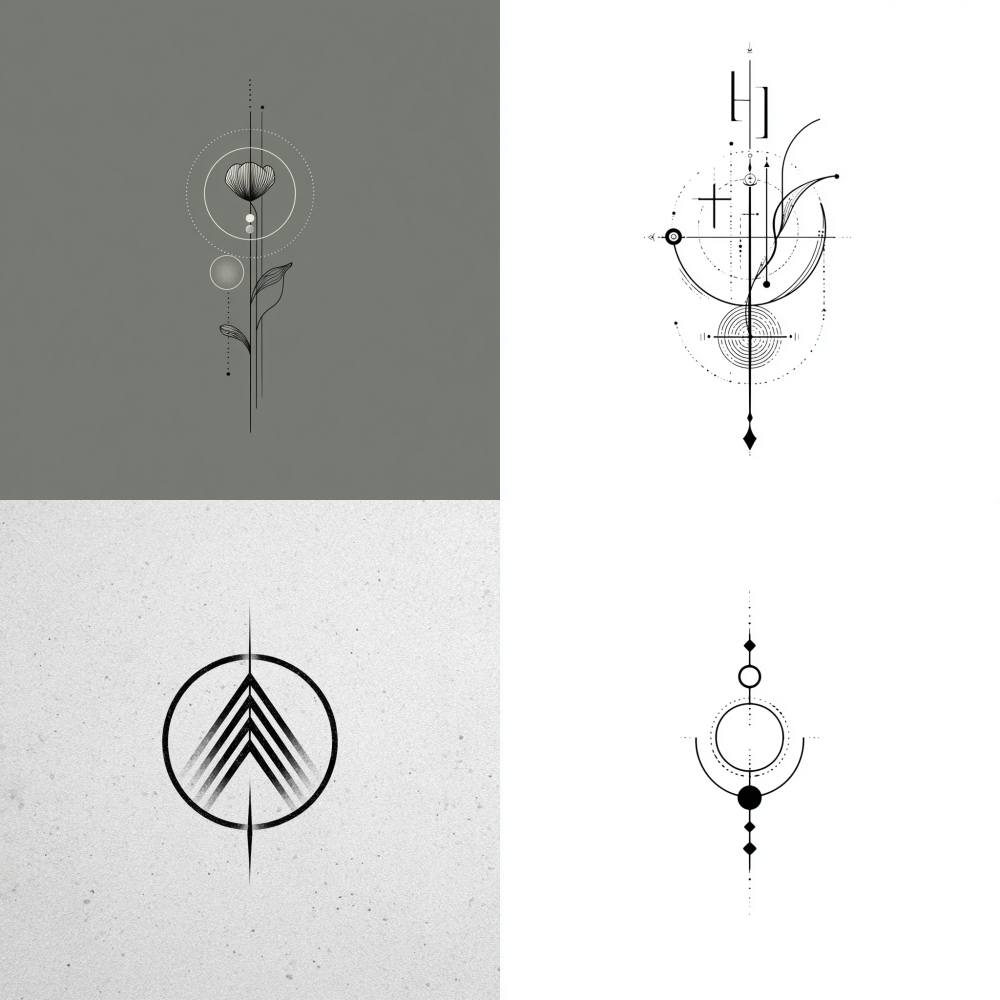 Design a minimalist logo that embodies the essence... | Midjourney官网_AI ...