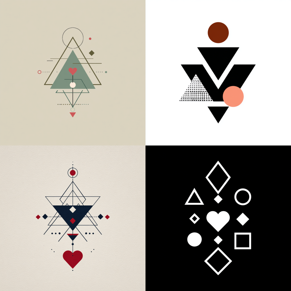 Design a minimalist logo incorporating elements of... | Midjourney官网_AI ...