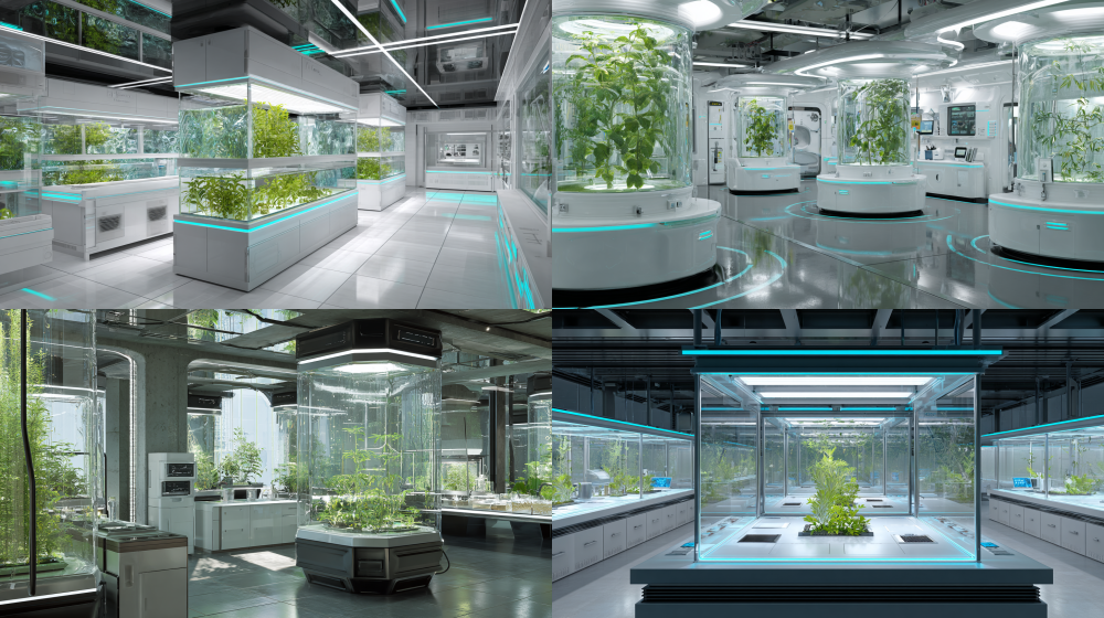Future Plant Laboratory Plant Culture Room Future Bright Technology Sense Incubator blender        --ar 16:9