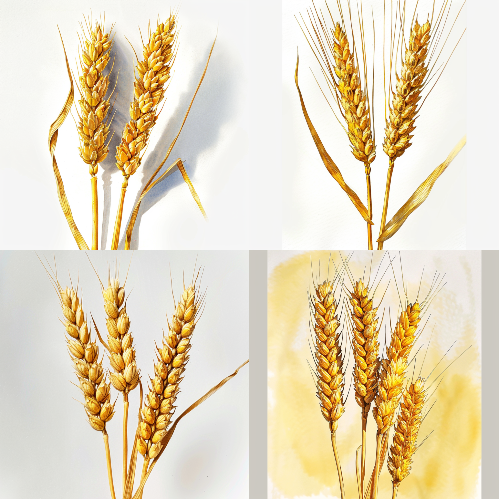 < https://oc.superx.chat/img-upload/20251004001207452449.png >
three wheat ear ink drawing , yellow wheat agricultural, bold style, high contrast, yellow bright, hyper detailed, wheat botanical illustration, center position, clear space, super realistic drawing, white background. --v 6