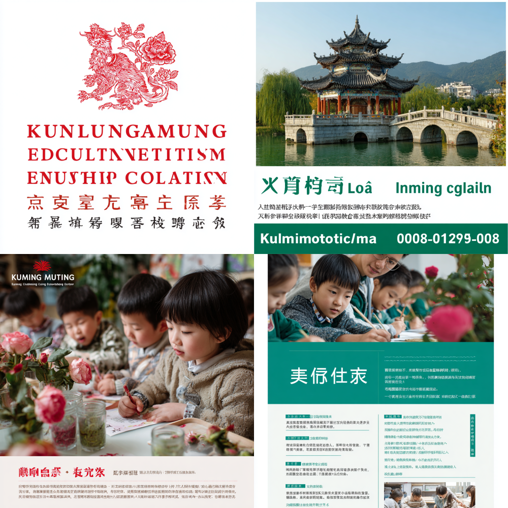 Now, based on the following text and images, we are creating an institutional promotional page: The company was first established in [year] and its name is Kunming Lola Education Information Consulting Co., Ltd. Its main business scope includes education consulting, overseas study agency services, and organizing cultural and artistic exchange activities. It has since relocated to Ruili City and its name has been changed to Xiaofan Trading Co., Ltd. (picture). On [year] [month] [day], the company, together with Kunming Zhiya Training School, conducted English rose garden research and learning [making rose cakes]; Under the guidance of a foreign teacher, classmates in the grade walked into the Rose Manor, got to know Yunnan's edible rose plants in nature, and learned about the planting and harvesting cycle. From personally picking, cleaning, kneading and fermenting to the final baking steps, each child learns English vocabulary about nature, plants, fermentation steps, baking, and more through immersive English output and hands-on thinking. Summary: Children naturally acquire English knowledge in a relaxed and natural environment, making learning English easier. On [date], together with a travel agency, a themed study tour called "Future Leaders Training Summer Camp" was held in Shilin, Kunming; Combining military training mode management with morning study of classic Chinese classics such as the Three Character Classic and the Tao Te Ching, and afternoon study content: Offering Love in the Elderly Care Home. And rich practical content: live combat, ocean world, swimming in the stone forest to learn about the Koster landform and other knowledge. Summary: Through militarized management, children have learned to manage their time reasonably and take control of their lives. The first step is to start with planning their time reasonably. In the afternoon study of classic Chinese studies, they learned that filial piety is a priority in Chinese culture for thousands of years. They personally experienced the Koster landform mentioned in geography textbooks at the Shilin Koster landform. Together with the Kunming Accelerated English Training Institution, a Christmas themed activity was held on [date]. The activity started with parents and students signing in, and parent-child cooperation on site to make traditional ginger cakes for Christmas - telling the baking ingredients in English and the baking process. Christmas card making - personally writing English blessings to family and friends. Finally, watching movies to learn about Christmas culture and inspiring diversified cultural exploration and learning. Spirit. Image,) Requirement: The copy and images should be arranged according to the timeline, and the images should directly use the complete images provided without splitting. Don't add pictures. The page is neat with a white background. 420171

20175143/4
2

2017717CS
5“”345)

20171224“”(67
······· 