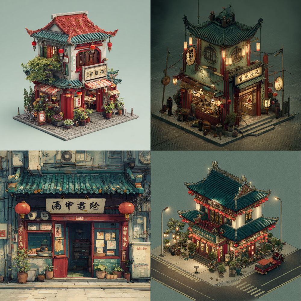 A Chinese restaurant 