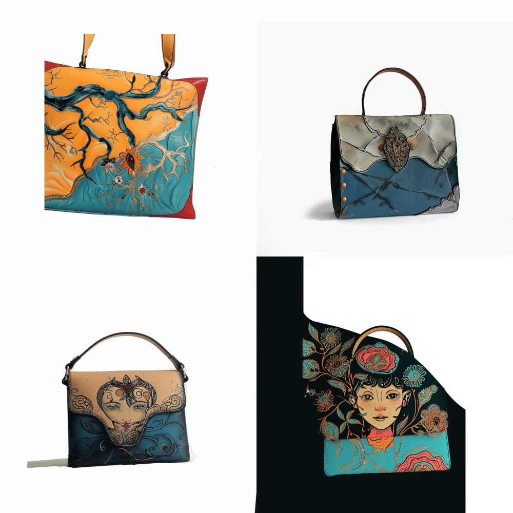 Transform this handbag into a hand-drawn style, maintaining its original design, infused with artistic flair. < https://oc.superx.chat/img/1760516230184.jpg > --v 6