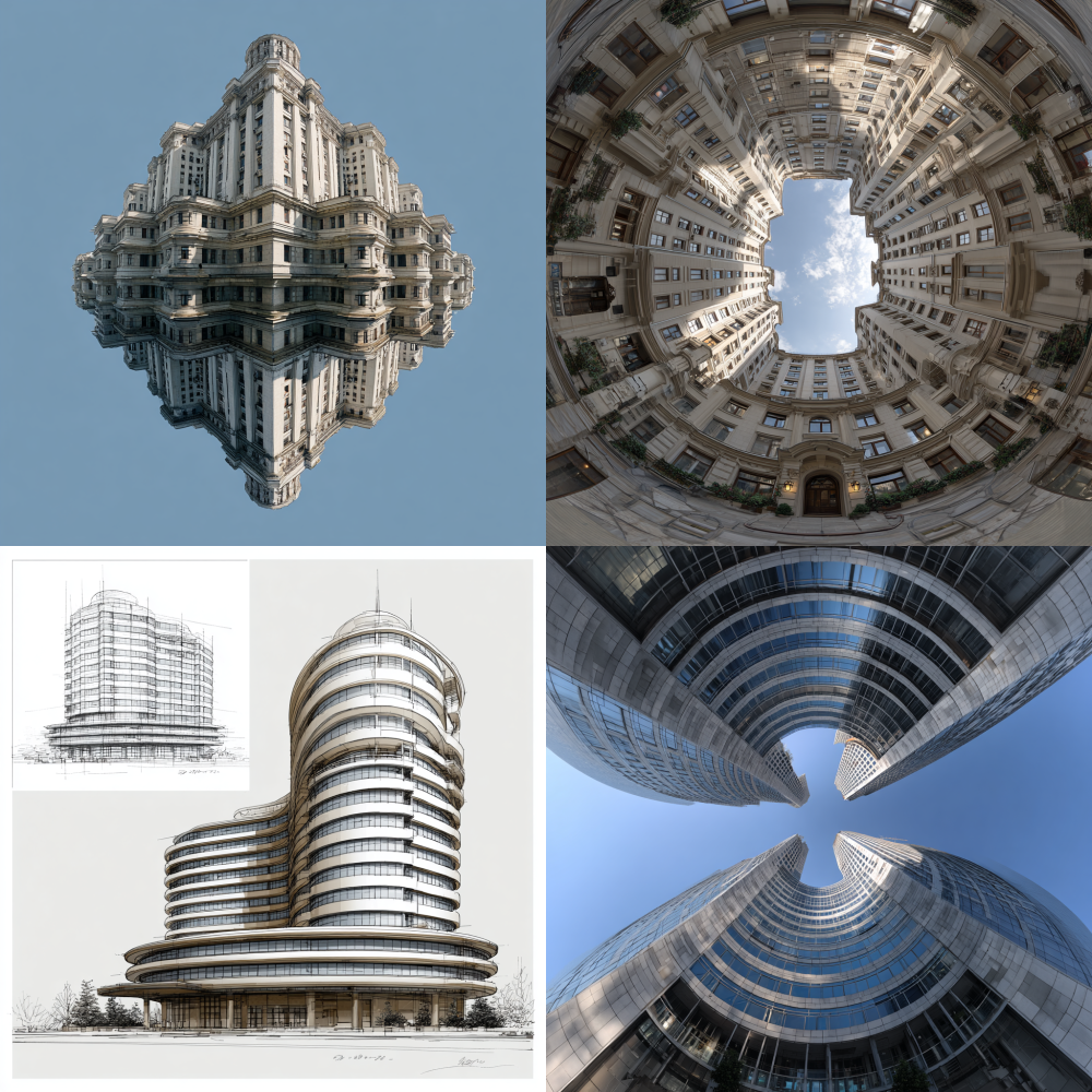 Picture rotation of a foreign enterprise building: 7-8916