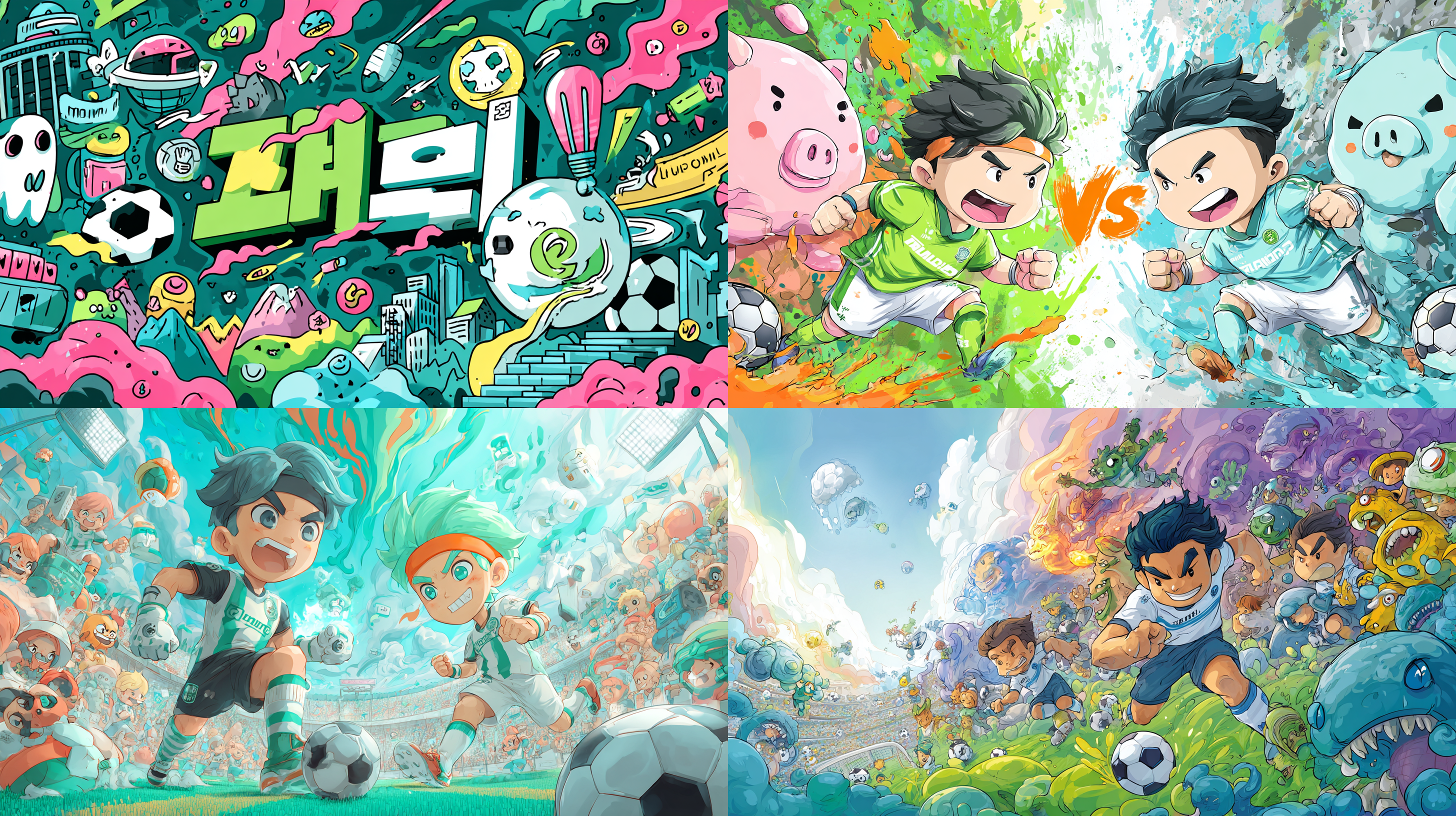 Create a vibrant and whimsical cartoon-style promo... | Midjourney官网_AI ...