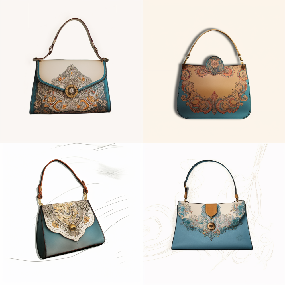 Generate an exquisite design sketch for this elegant handbag, capturing intricate details and artistic flair. < https://oc.superx.chat/img/1760516278356.jpg > --v 5