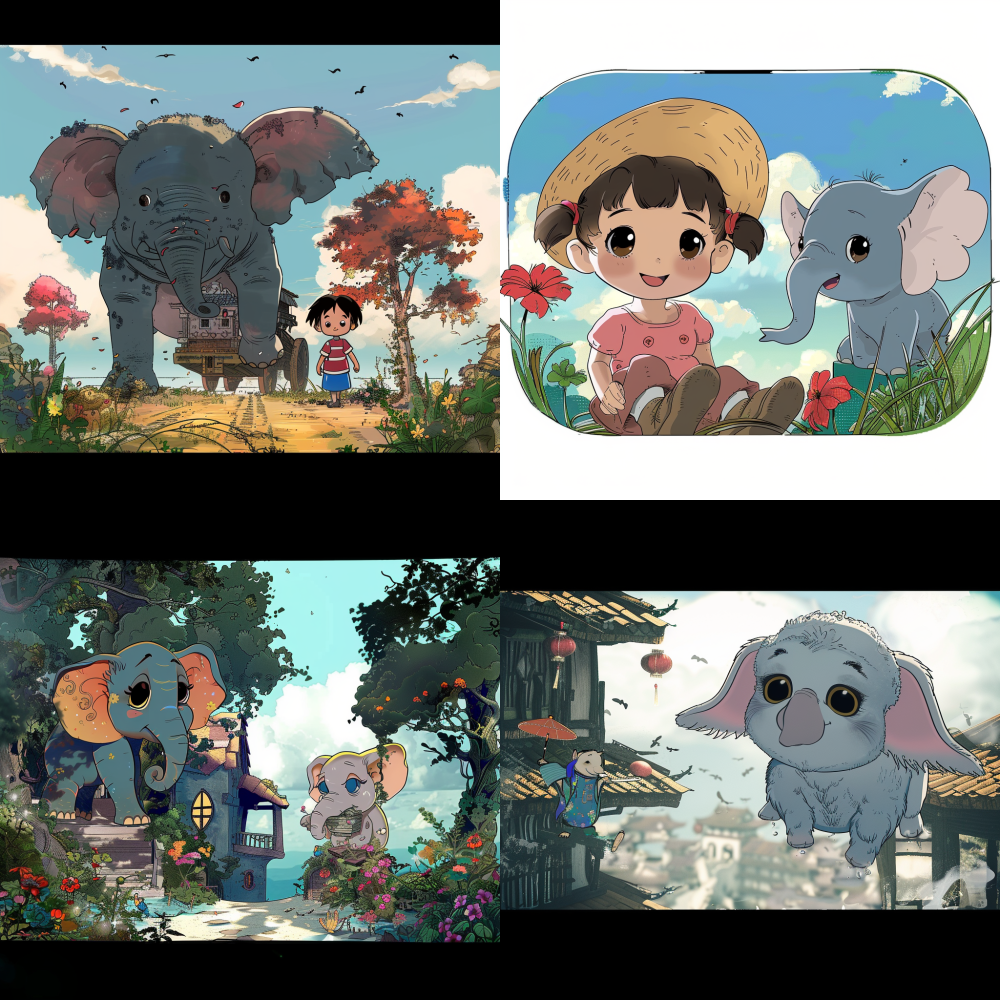 < https://oc.superx.chat/img/1757686838452.jpeg > transformed into a Studio Ghibli style, featuring a captivating stereoscopic 3D effect, with expertly balanced light and shadow dynamics. --v 6