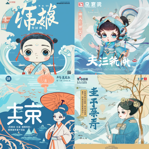 < https://oc.superx.chat/img/1772677755015.jpg > 四川教育 Q 版 IP「川小润」设计文案一、IP 定位现代简约 Q 版形象，无古风、无熊猫、无三星堆，突出四川地域特色与教育内涵，风格青春、阳光、简约。二、核心元素四川特色：以 “川” 字为核心视觉，融入蜀山极简线条、川江水纹，强化地域标识。指定元素：书、翅膀、水。书：手持简约书本，象征知识根基。翅膀：轻盈现代书页翅膀，寓意学子追梦高飞。水：以流畅水纹作衣摆、飘带，代表水润育人。三、形象设计Q 版卡通造型，头身可爱，表情阳光自信。整体为现代学子形象，无古风服饰。头顶点缀简约山形与 “川” 字装饰，背后搭配轻薄书页翅膀，衣摆与袖口饰有流动水纹，一手捧书，姿态活泼向上。四、色彩主色：川青、蜀蓝；辅色：书香白、浅金。色调干净清爽，现代大气，适配官方宣传、校园文创、新媒体等多场景使用。五、寓意以川蜀山水为滋养，以书本知识为翅膀，展现四川教育包容、向上、赋能成长的理念。