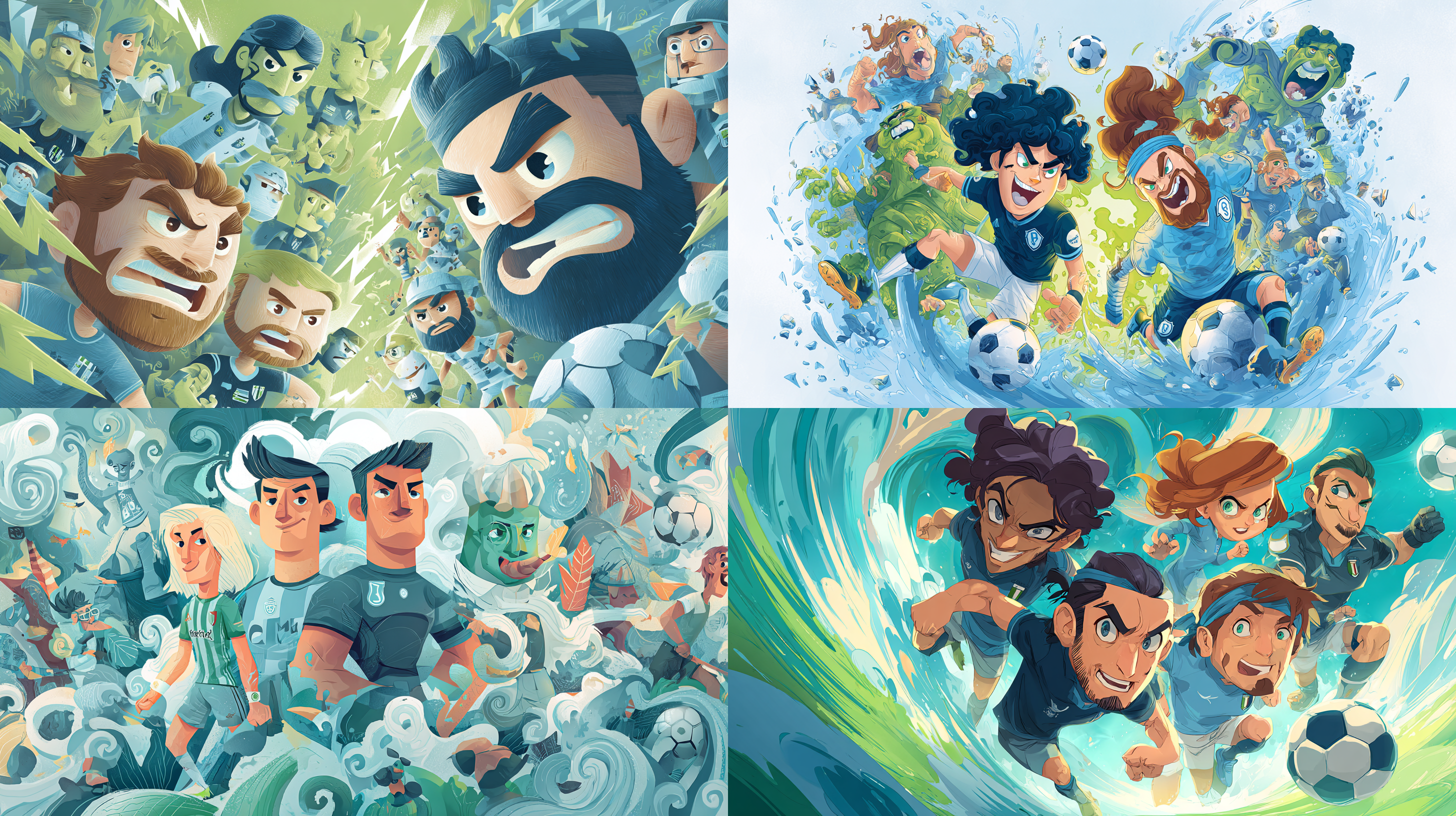 Create a vibrant and whimsical cartoon-style promo... | Midjourney官网_AI ...
