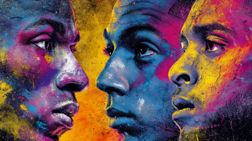 A stunning promotional poster for the Ligue 1 match between Angers and Lyon, capturing the essence of competition and sportsmanship, featuring dynamic visuals and vibrant colors --ar 16:9 --style raw